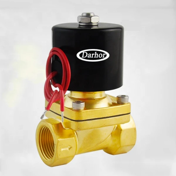 1 water electric solenoid valve 2WAY from Darhor 12v brass NPT liquid air