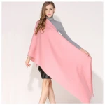 100% Lambswool Women Oversized Large Woolen Wool Scarf Shawl