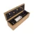 Import 100% natural bamboo gift wooden wine box set from China