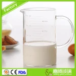 1000ml 32oz Glass Measuring Cups Drinkware Coffee Cups Milk Glasses