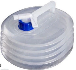10L Foldable Outdoor Car Water Tank Plastic Bucket Camping Folding Storage Bucket