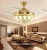 Import 110V 220V remote control modern luxury fancy LED ceiling fan with light from China