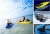 Import 125 cc motorized hydrofoil surfboard Gas Powered jet powered Gas Powered  surf board surfing from China