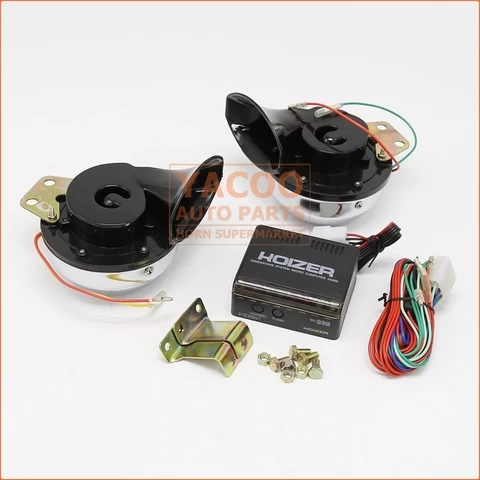 12v 6 8 10 Tones Motorcycle Horn Electric Horn Dual Tone Car Horn with Relay