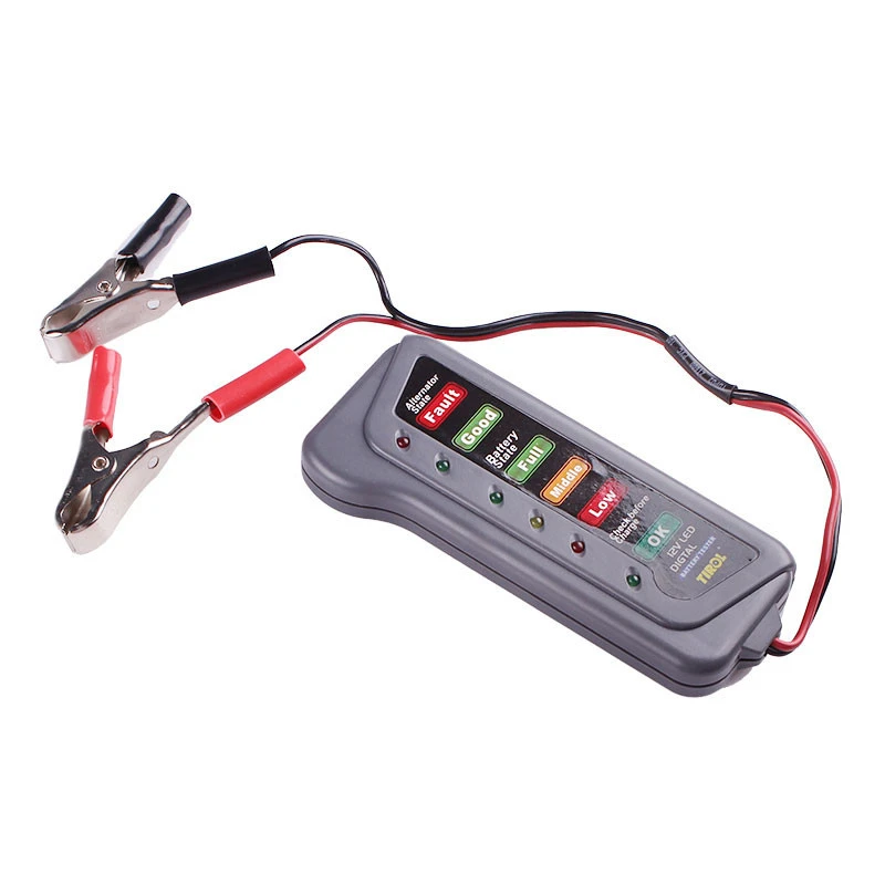 12V Automotive Car Battery Tester LCD Digital Test Analyzer Auto System Analyzer Alternator Cranking Check 3.542