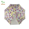 15 inch digital printing manual open straight safe children umbrella with transparent window