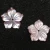 Import 16MM Natural engraving mother of pearl flower shell natural sea shell bead from China