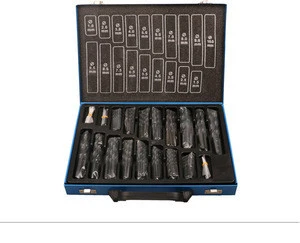 170pcs / Lot HSS Double Ended Drill Bits For Metal wood hole Spiral drill bits twist drill imperial and Metric