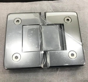180 degree glass to glass brass hinge with plastic or asbestos gasket