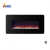 Import 1800w 36 inch wall hanging color flame curved front led fireplace electric from China