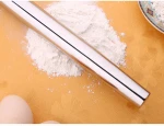 18/8 Stainless Steel French Rolling Pin, Metal Rolling Pin food grade