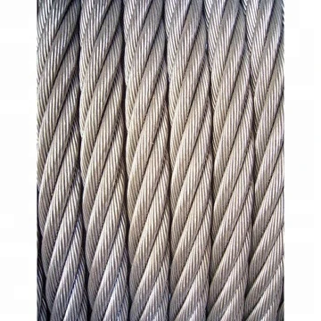 19x7 20mm 1770mpa Ungalvanized  cable steel wire rope
