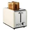 2 slice ss stainless steel extra wide slot bread/begal toaster, reheat/defrost/ 7 level brown bread toaster for the home