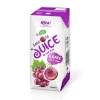 200ml Aseptic Pack NFC Fresh Grape Juice Rita Brand Red Grape Juice