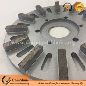 200mm diamond grinding plate for concrete and masonry floor coarse grinding