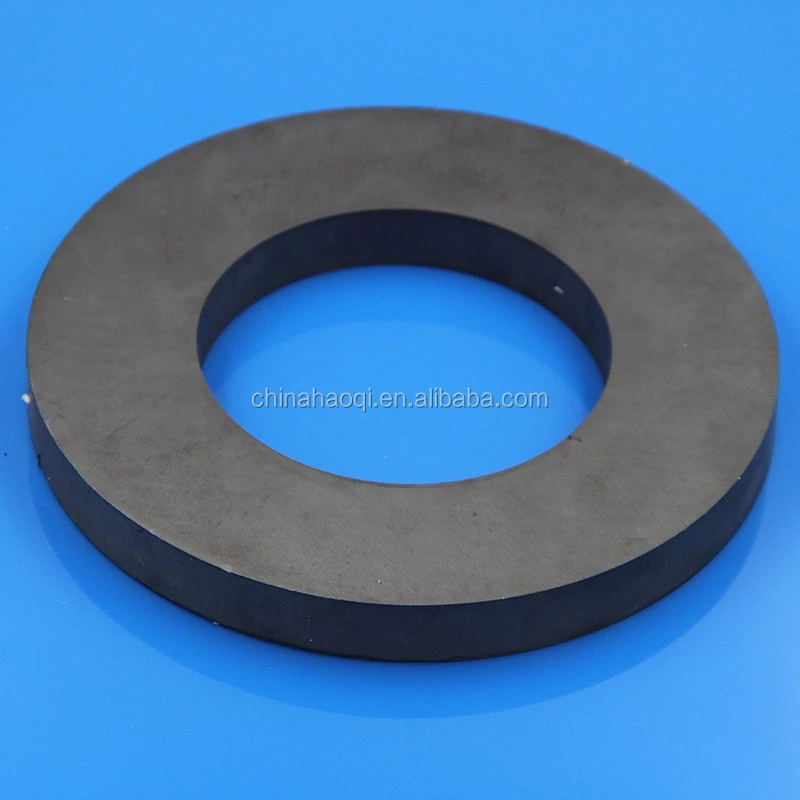 200mm ferrite ceramic large ring magnets