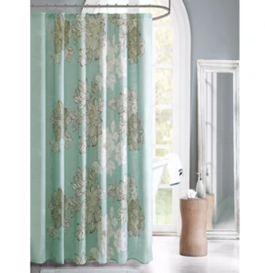 2017 JCPenne 100% polyester jacquard waterproof bathroom shower curtain