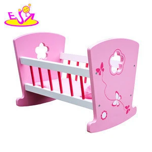 2018 new toy wooden children bed for child,high quality doll wooden baby bed for baby,hot sale preschool wooden kids bed for kid