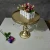Import 2019 European Wedding Golden Crystal Fruit Tray and Dessert Cake Stand from China