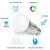 2019 hot new products smart home lighting wireless WIFI RGB led lights led wifi E27 smart light bulb made in China