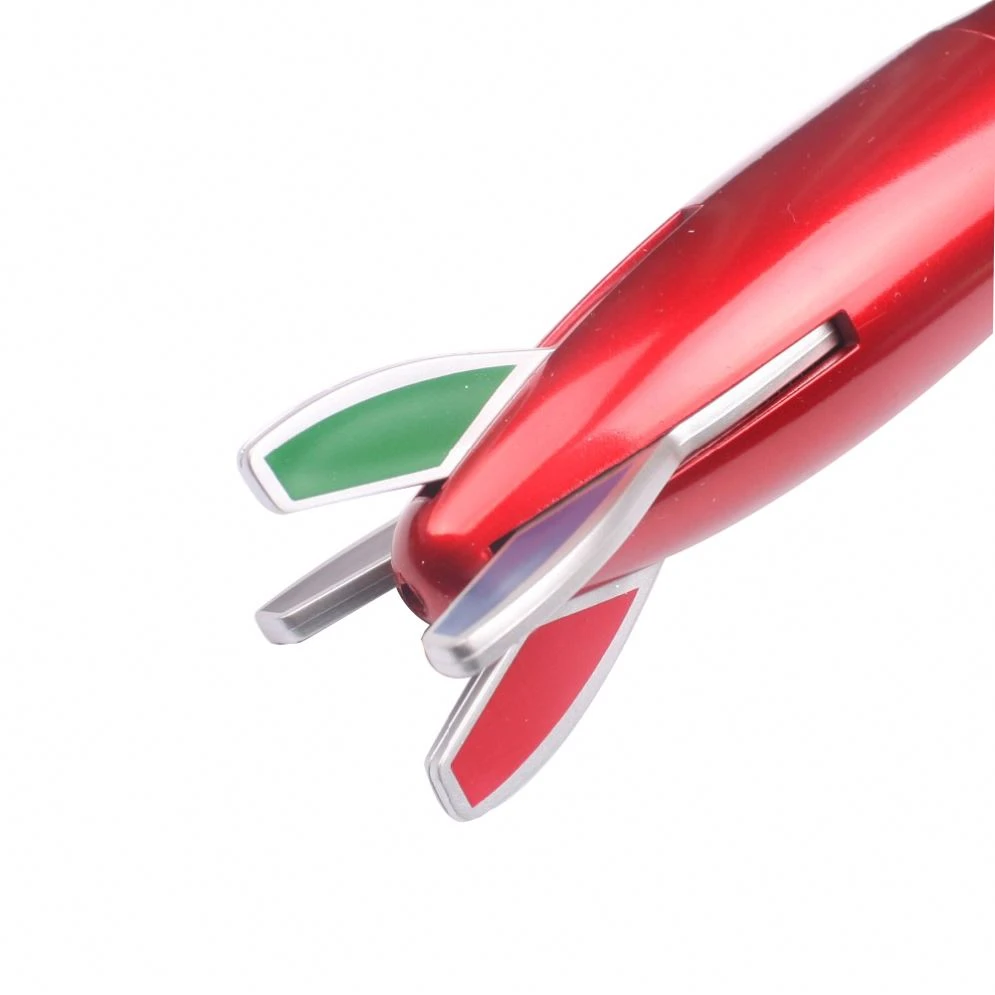 2019Huahao New design creative missile pen plastic rocket shape ball pen