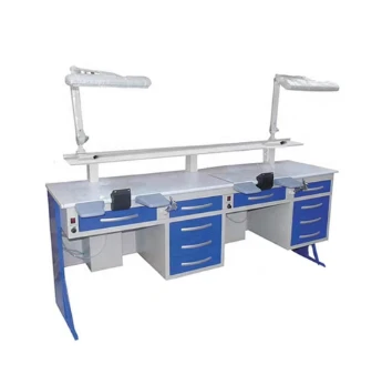 2020 high quality single or double style dental lab bench dental laboratory table dental technician table for sale
