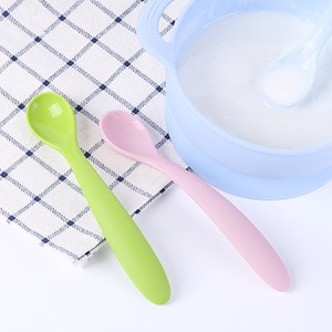 2020 Hot Sale Bpa Free Custom Infant Spoon Silicone Spoon Set