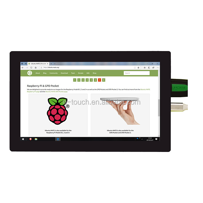 Buy 2020 New 1024x600 Capacitive 7 Inch Raspberry Pi Display Large ...