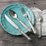 2020 New arrival 18/10 Stainless Steel Elegant Silverware Set Flatware Set