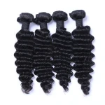 2020 New Product 100% Raw Indian  Human Hair Deep Wave Hair Extensions Natural Color Hair Bundles