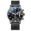 2020 new ultra-thin 6-hand stopwatch timing quartz watch men&#39;s fashion watch wristwatches luxury