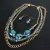 Import 2021 Fashion Design Handmade Glass Beads Jewellery Multi Layered Necklace And Earring Set crystal jewelry necklace from China
