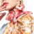 Import 2021 New Arrivals Fashion Women Elegant Luxury Satin Shawl Scarves Tie Dye Floral Print Silk Scarf from China
