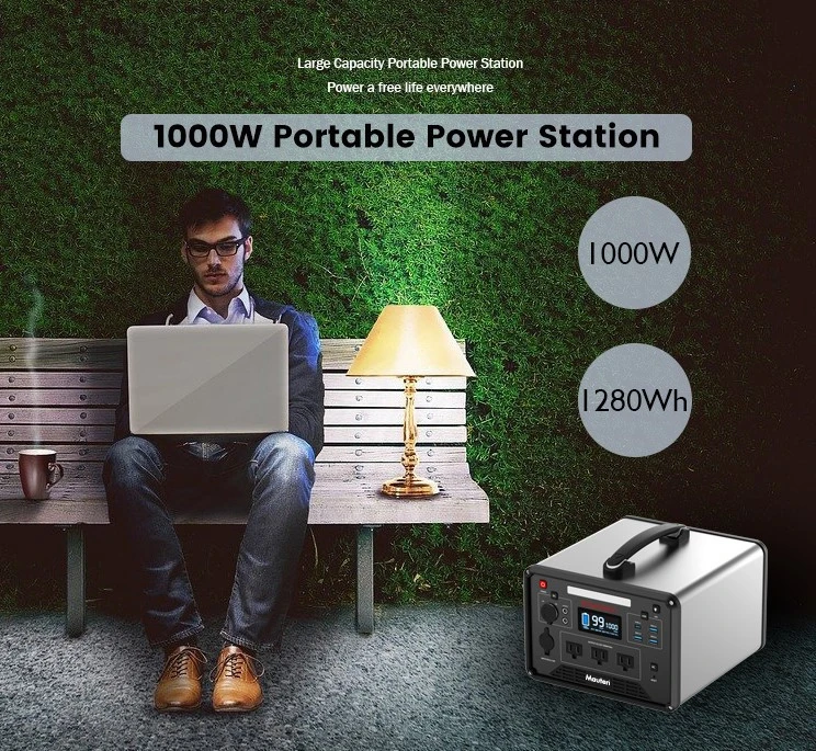 2021 Outdoor Camp Mobile Phone Charging 1000w Solar Power Station Portable Solar Generator for Sale