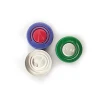 20mm aluminum vial caps with butyl rubber stopper and  logo tear off seal tear off aluminum cap