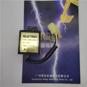 24V Time relay 21N4-00762 for Excavator R210-7 R220-7 excavator electric parts