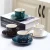 Import 250ml Romantic Gift Ceramic Coffee Cups Tea Cups and Saucer Sets from China