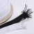 2.5cm Factory Wholesale Black White Elastic Webbing Bungee Belt Strap Knitted Elastic band For Clothing Elastico Elastica