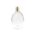 Import 25ml 50ml Oval Shape Clear Glass Pump Atomizer Refillable Perfume Bottles with Sprayer Clear Caps from China