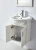Import 2Doors Hanging Small Size Cheapest Modern MDF 3pcs Bathroom Sets from China