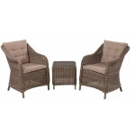 3 PCS set garden outdoor furniture waterproof wicker outdoor furniture sets