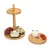 Import 3 Tier Cake Stand Bamboo Serving Tray Fruit Platter Elegant Wedding Cupcake Holder Wooden Cheese Dish Salad Plates from China