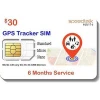 $30 GPS Tracker SIM Card - Kid Senior Pet Vehicle Tracking Device - Compatible With 2G 3G 4G GSM Devices - Roaming Available