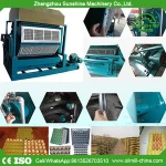 3000pcs/hour waste paper pulp egg tray machine egg tray forming production line