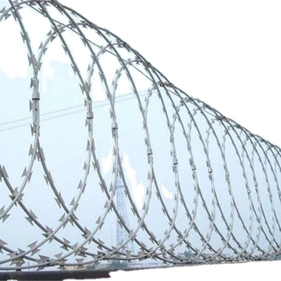 304 Stainless steel  Razor and Barbed  Wire fence