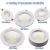 Import 30W Aluminum Dimmable Anti glare COB 5inch 6inch 8inch White Recessed Led Down light lamp Ceiling Downlight from China