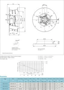 315mm stainless steel fan blower