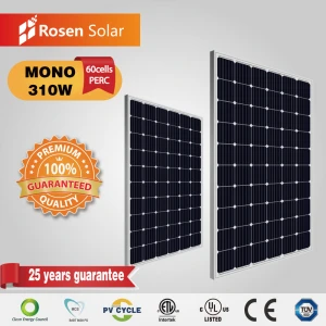 315W Best Price 60cells Monocrystalline Perc Solar Panel