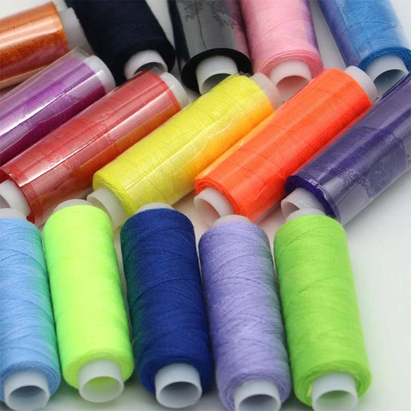39/36 Rolls Household Hand Sewing Thread Cone Box Set Tool Multifunctional Kit Polyester Threads Overlock Mini Storage China