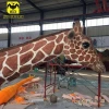 3d animal model animatronic animal giraffe life size animal other amusement park products